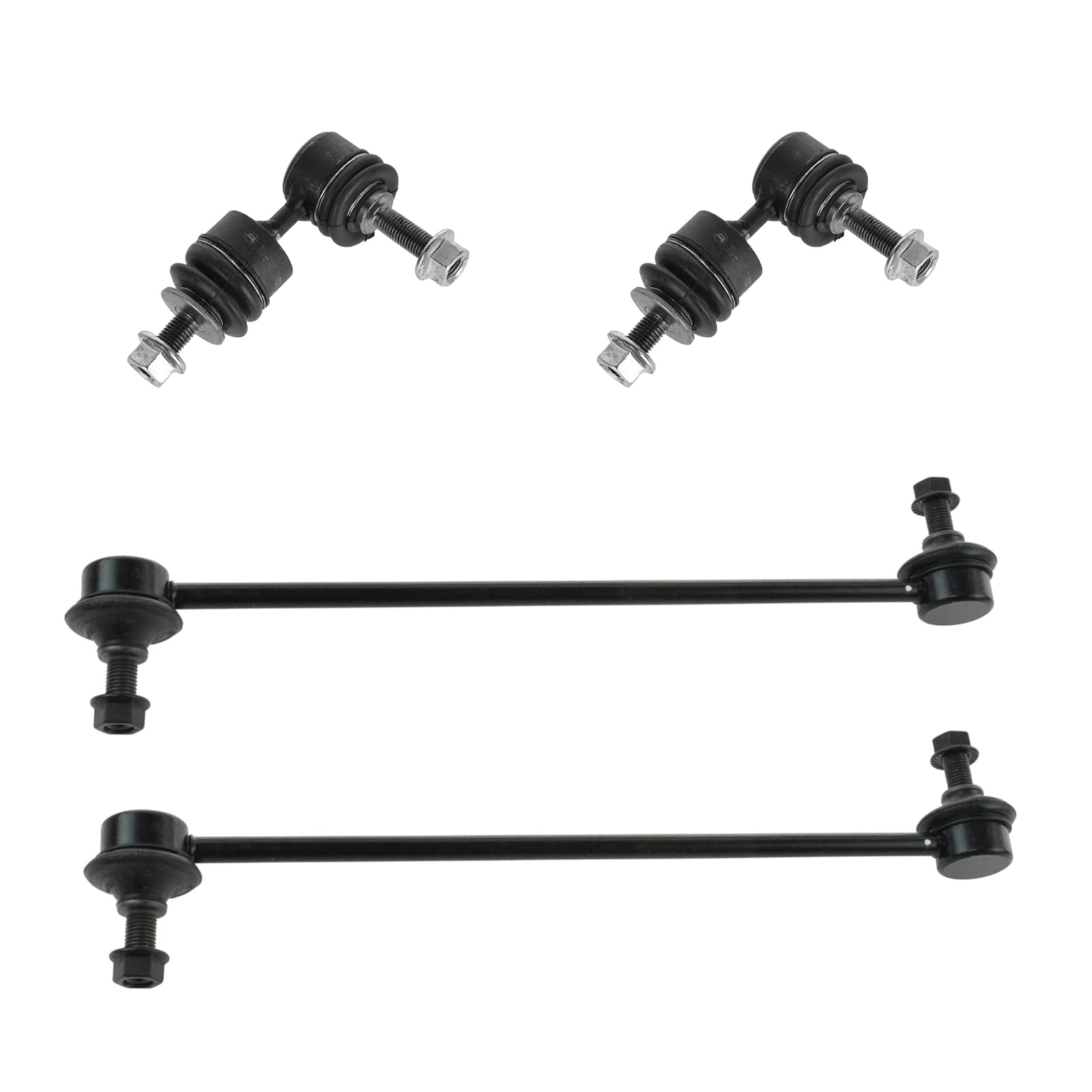 Trq Front & Rear Sway Bar Stabilizer Link Set Compatible With 2010-2013 Mazda 3 2008-2013 Volvo C30 2006-2013 C70 2004-2011 S40