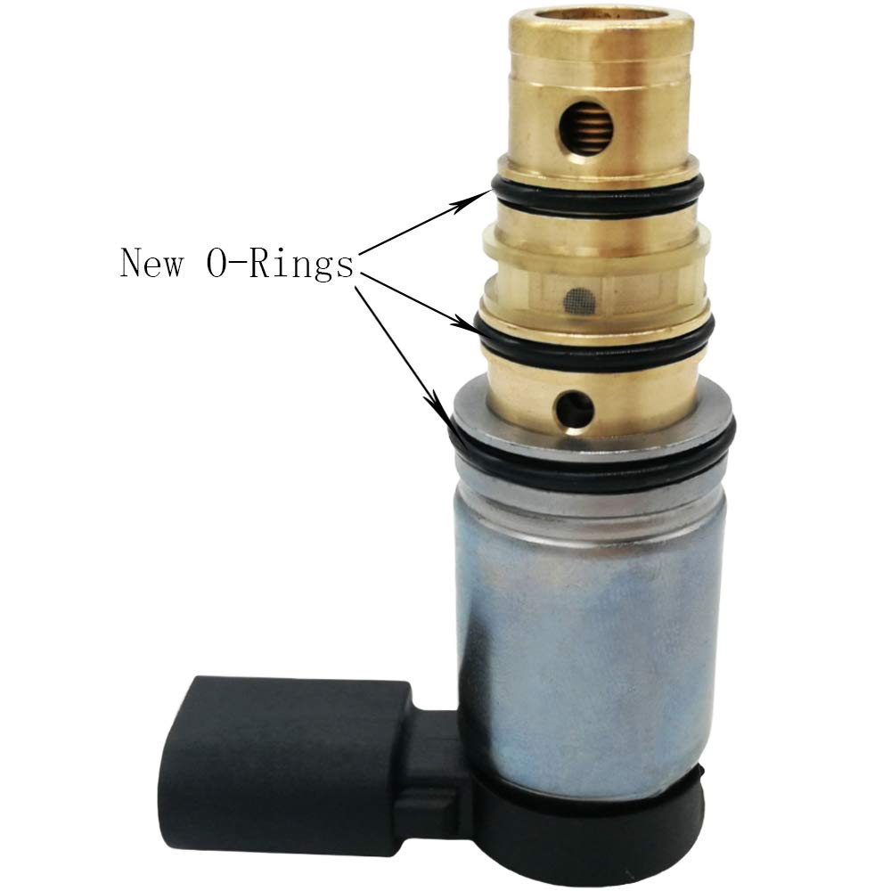Automotive-Leader 1K0820803E Ac Compressor Control Solenoid Valve Pxe16 Pxe14 Fits Volkswagen Jetta Sanden Pxe16 Pxe14 ; Vw Gti/Golf/Passat/Tiguan/Jetta Tdi Audi A3 Compressor Pressure Control Valve