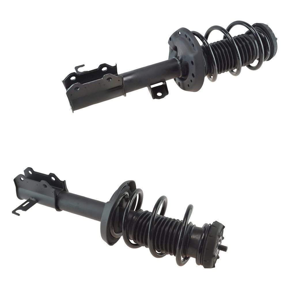 Trq Front Strut & Coil Spring Assembly Set Driver & Passenger Sides Compatible With 12 Buick Verano 11-12 Chevrolet Cruze