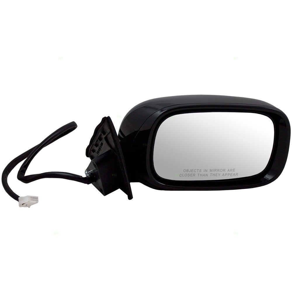 Brock Replacement Passengers Power Side View Mirror Heated Memory Puddle Lamp Power Folding Compatible with 01-06 LS430 LX132111