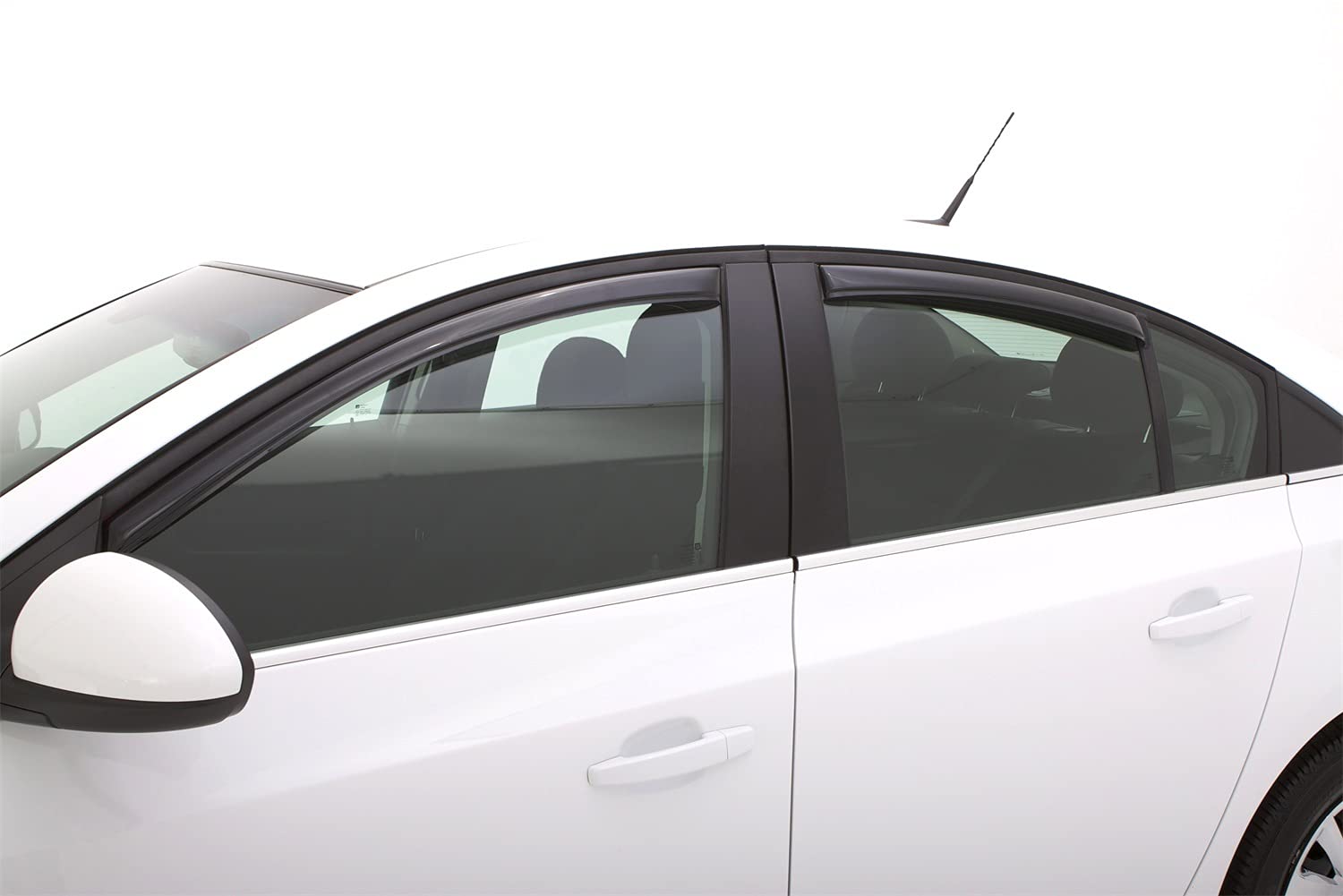 Auto Ventshade [Avs] In-Channel Rain Guards For 2011 - 2015 Chevrolet Cruze, 2016 Cruze Limited, 4 Pcs. | Window Vent Visors - S