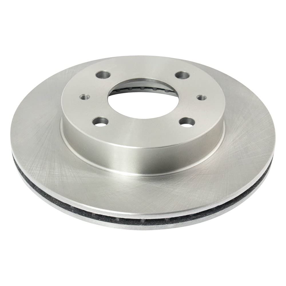 Trq Front Brake Rotors Set Vented Compatible With 1995-1997 Nissan 200Sx 1995-1999 Sentra