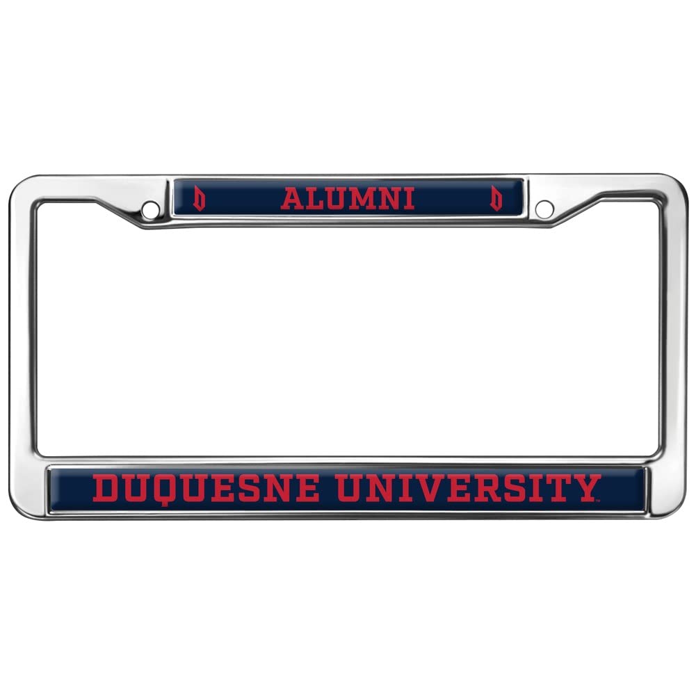 Duquesne University Alumni Logo Full Size Standard License Plate Metal Frame