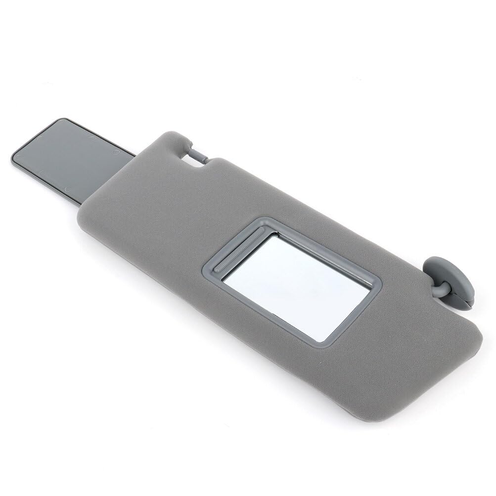 Scitoo Grey Right Passenger Side Sun Visor Compatible For Toyota For Tacoma 2005-2014, Car Sun Visor Without Sunroof Without Lig