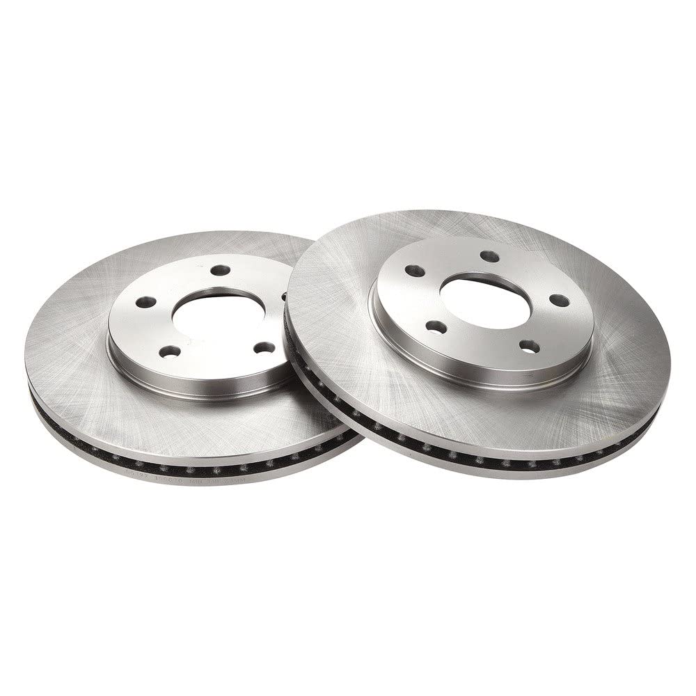 Trq Front Brake Rotors Set Vented Compatible With 2006-2011 Chevrolet Hhr