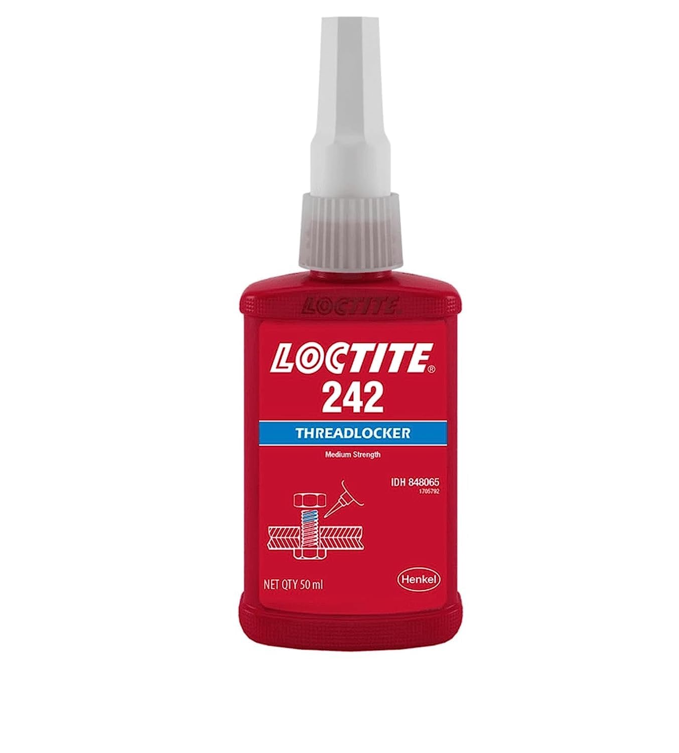 Loctite Threadlocker 242, 50Ml Bottle, Blue