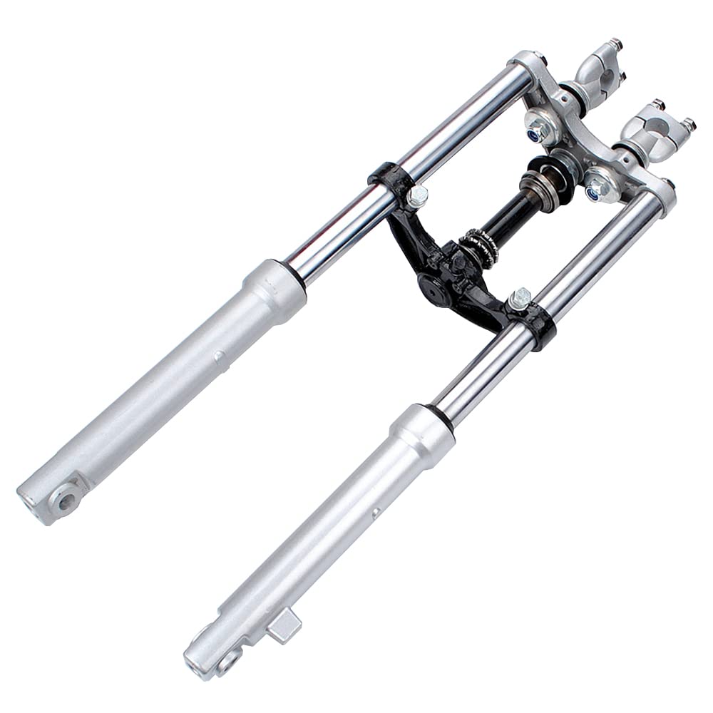 Triple Tree Mount Clamps Front Fork Suspension Set For front drum brakes dirt pit bike CRF50-110cc mini motorcycle front shock a