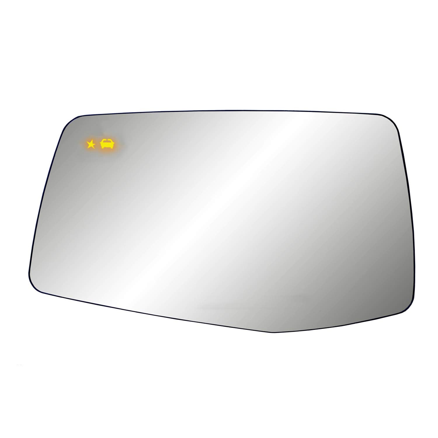 Fit System Heated Repl. Glass For Silverado/Sierra 1500, W/Blind Spot Detection, Lh