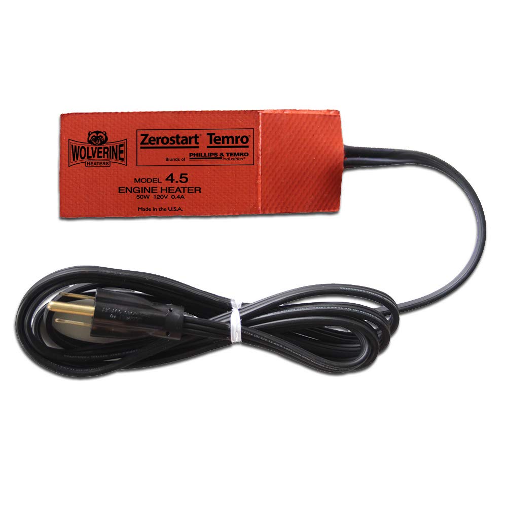 Zerostart 3400060 Silicone Pad Heater Engine Oil, Transmission Fluid, Reservoir And Hydraulic Fluid Heater, 1'' X 3''  120 Volts