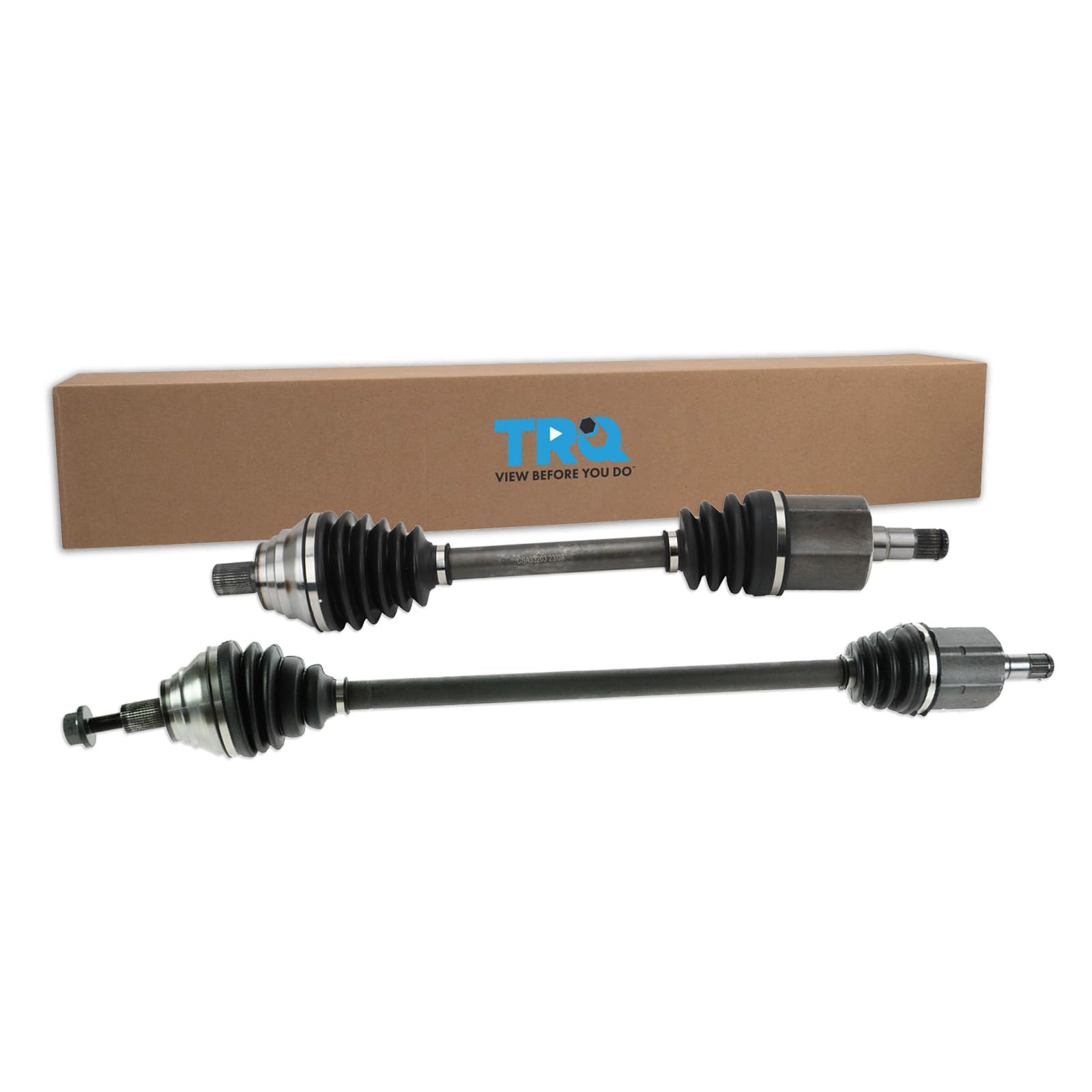 TRQ Front CV Axle Shaft Assembly Set Compatible with 2012 Volkswagen Passat