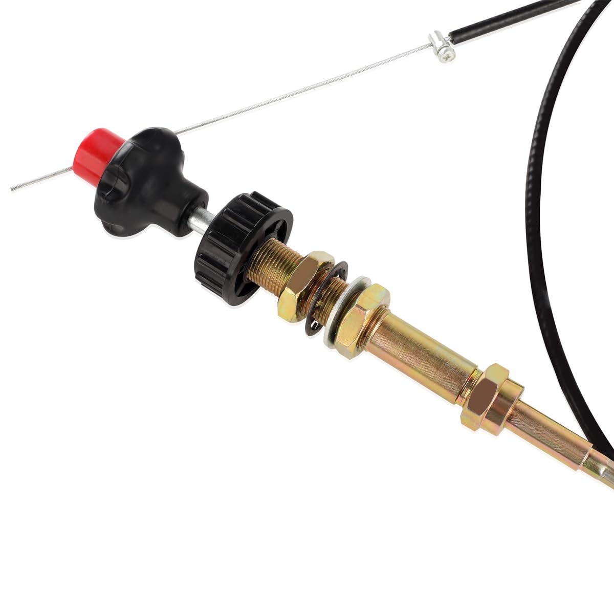 Xygdhqpt Vcgtx10/55204 10Ft Heavy Duty Vernier Locking Throttle Cable/Adjustable Locking Control Cable