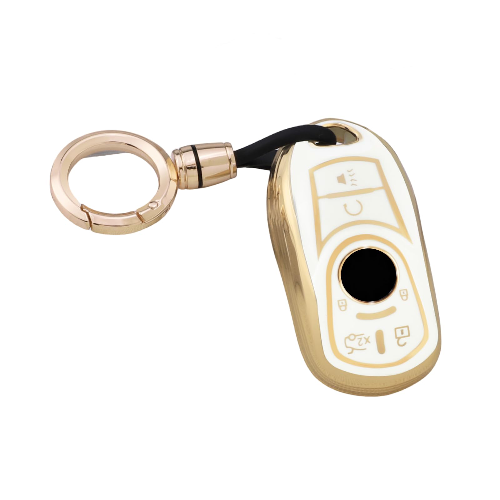 Pifoog Key Fob Cover For Buick Encore Gx Enclave Regal Tourx Envision Lacrosse 6 Button Car Keys Covers Case Shell Accessories G