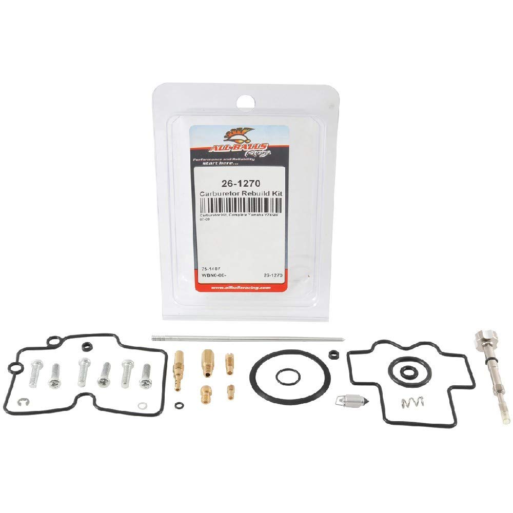 All Balls 26-1270 Carburetor Repair Kit (26-1270 Yamaha YZ450F 2007-2009)