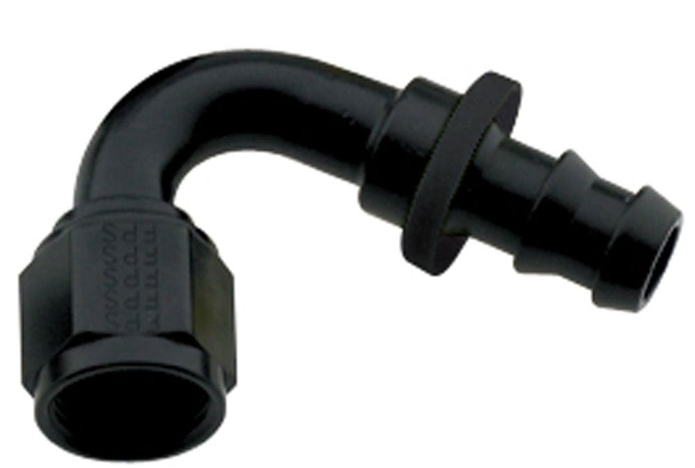 Fragola 212006-BL Black Size (-6) 120 Push Lock Hose Fitting