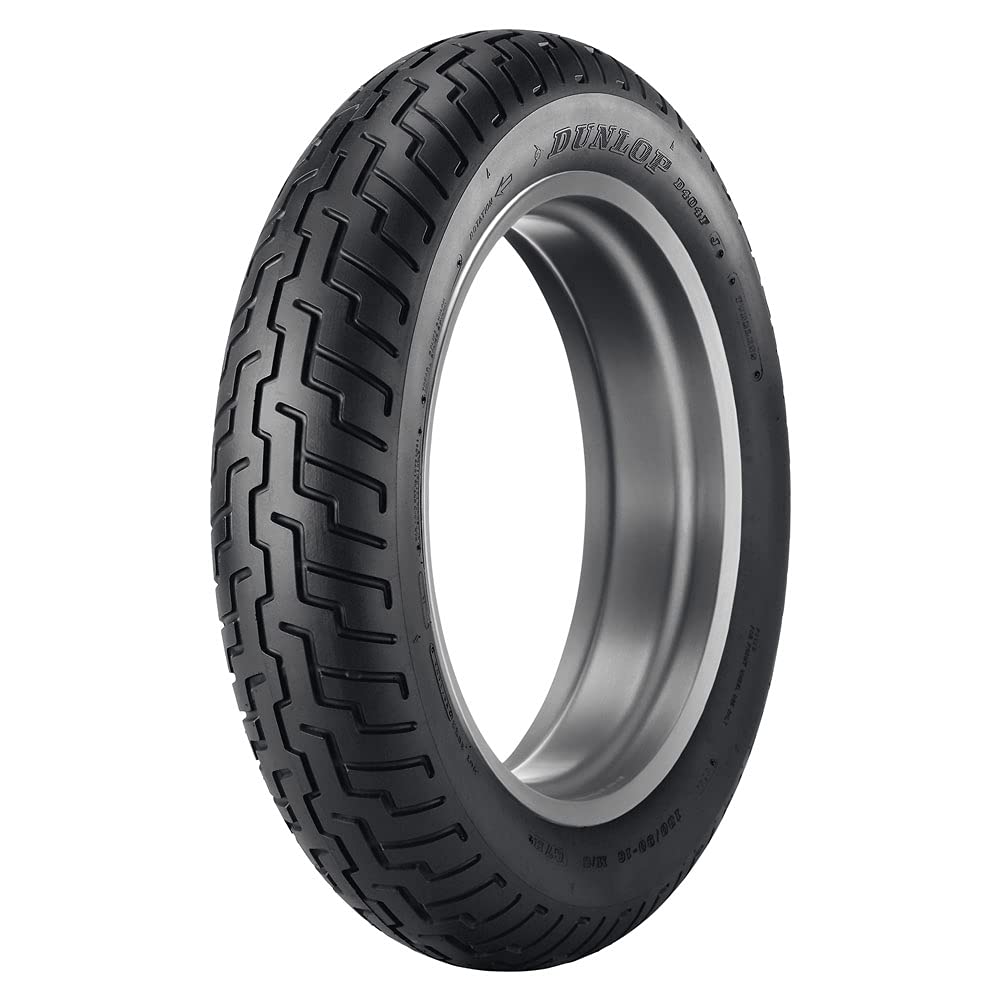 Dunlop D404 Front Motorcycle Tire 100/90-19 (57H) Black Wall - Fits: Bmw F650 1997-1999