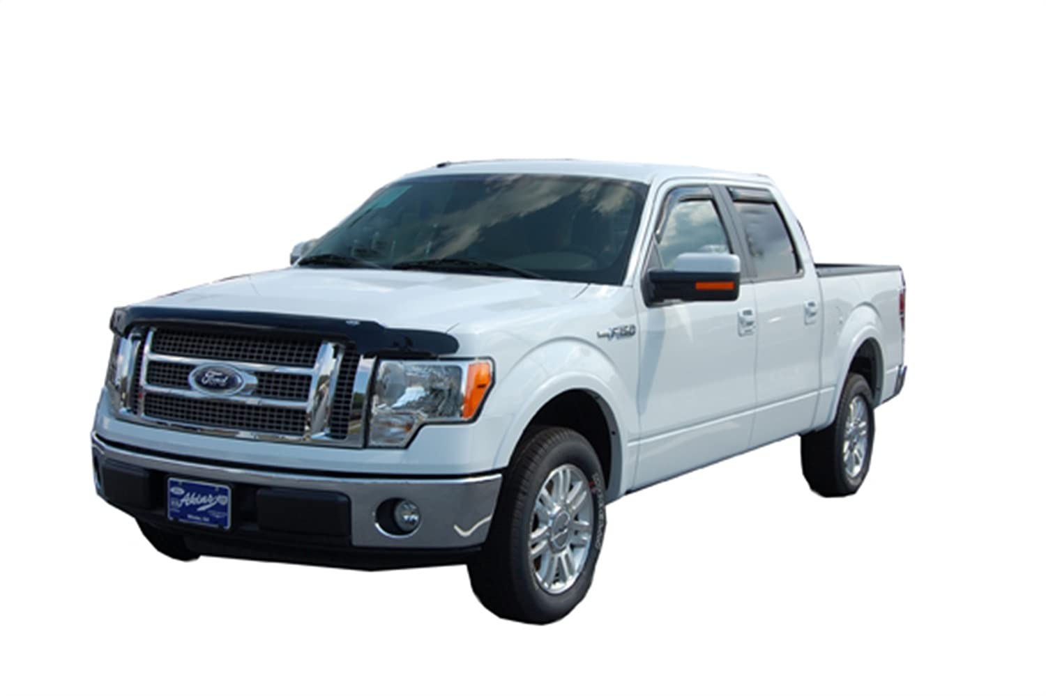 Auto Ventshade [Avs] Hoodflector / Hood Shield | Fits 2009 - 2014 Ford F-150, 1 Pc. | Dark Smoke - 21009
