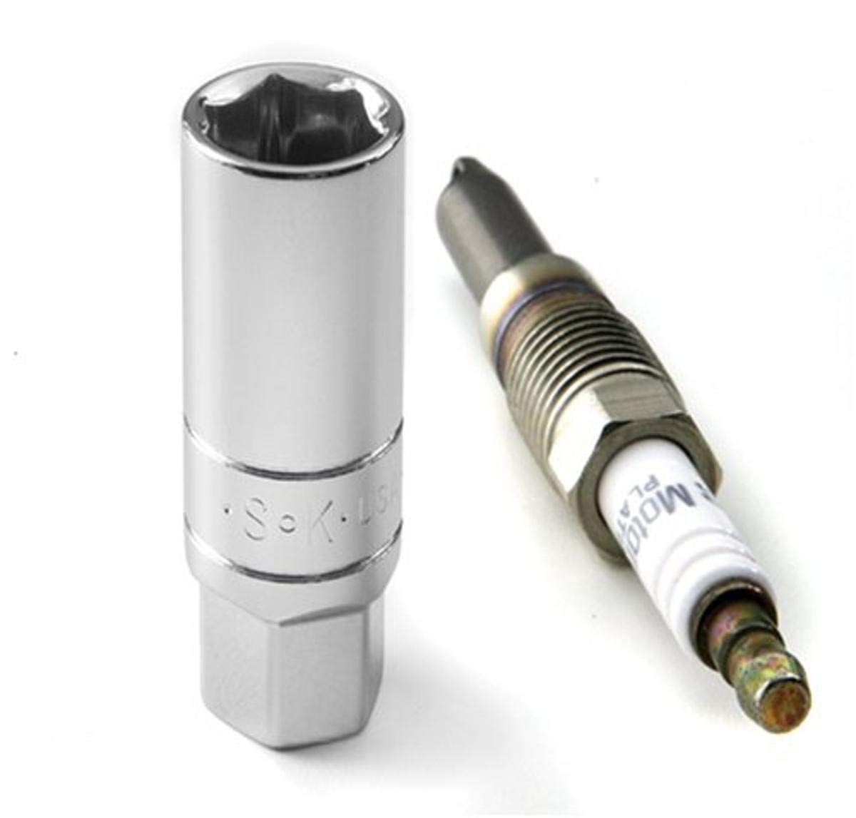 SK Tools USA 3/8 Drive, 9/16, 6 Point, Chrome Spark Plug Socket | 4419