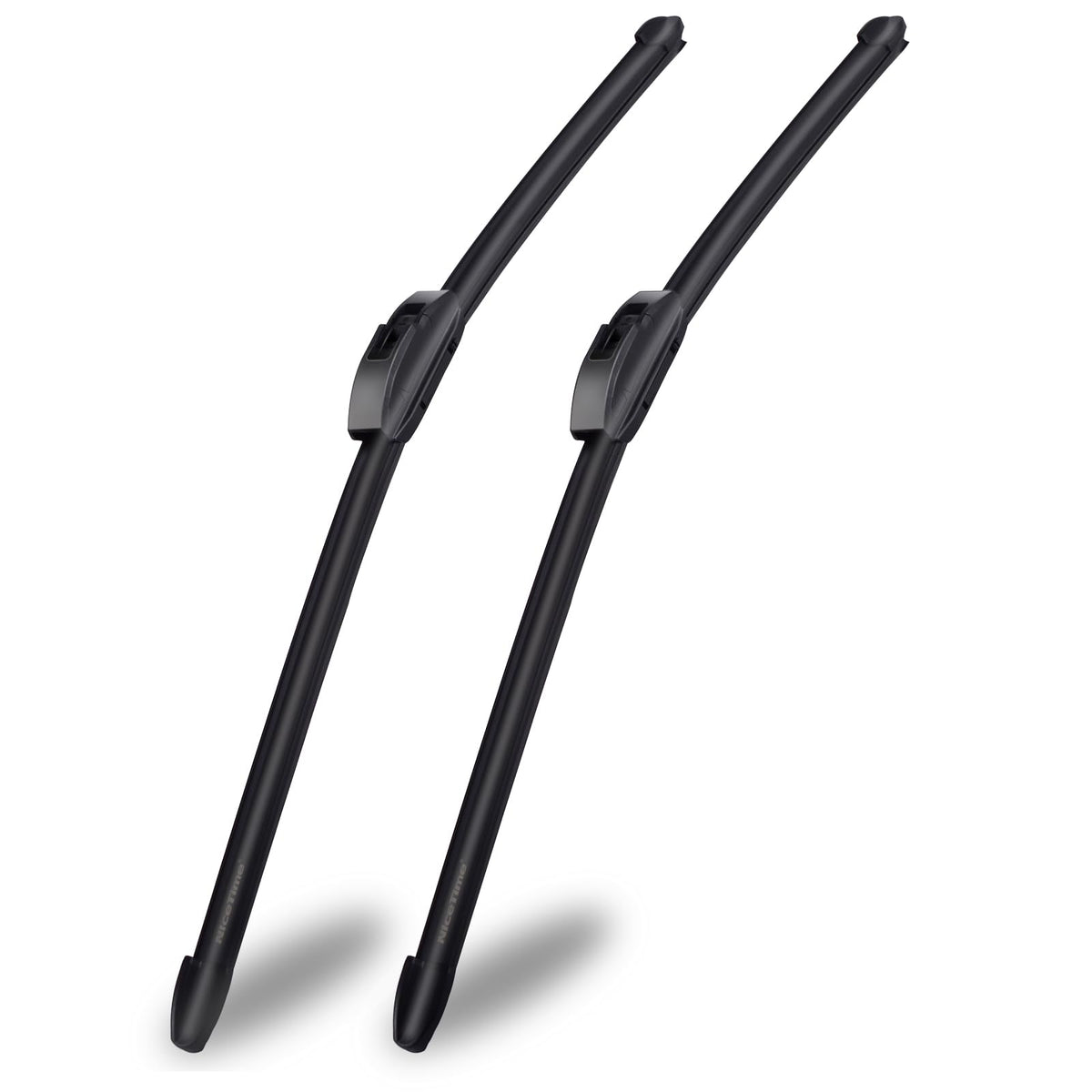 Kitchasy Oem Quality 26'' + 18'' Universal J/U Hook Front Windshield Wiper Blades, Quiet All-Season Automotive Replacement Blade