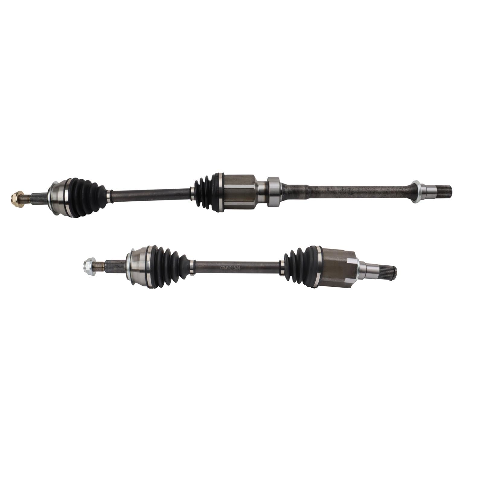 TRQ Front CV Axle Shaft Assembly Set Compatible with 2014-2018 Mazda 3