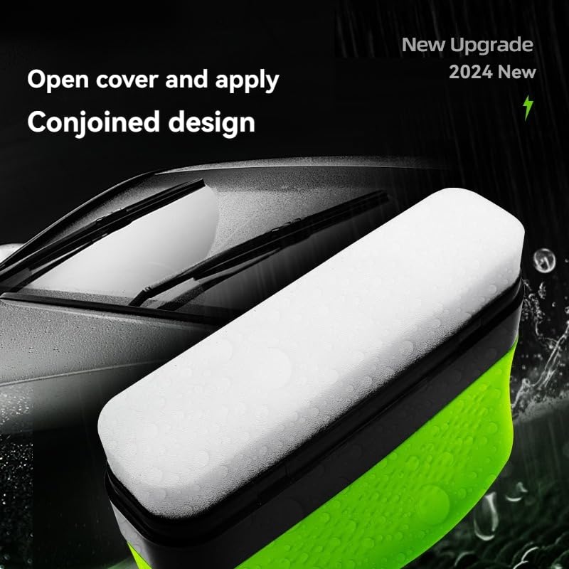 Upgrade Automotive 120Ml Oil Film Cleaning Brush, Reusable Oil Film Cleaning Brush, Glass Coating For Windshield, Prevents Rain
