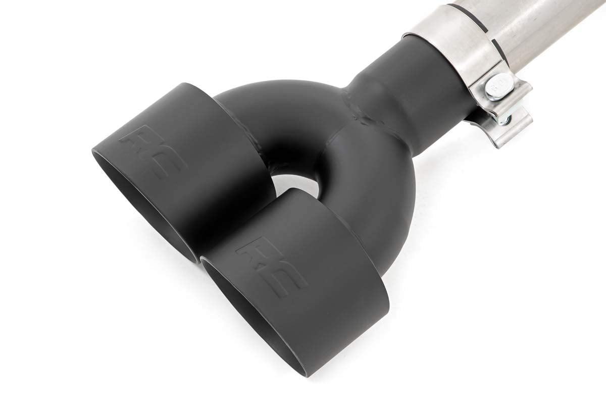 Rough Country Dual Cat-Back Exhaust For Chevy Silverado/Gmc Sierra 1500 (2019-2024) - Fits 5.3L Engine