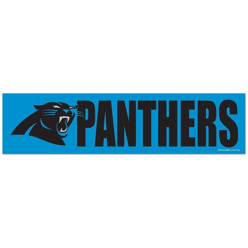 Nfl Carolina Panthers Wcr53845013 Bumper Strip, 3 X 12
