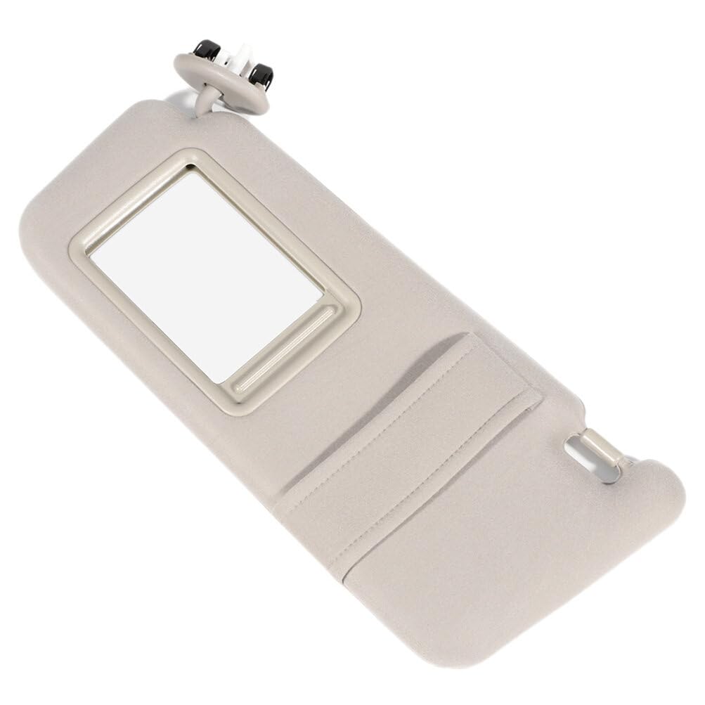 Scitoo Beige Left Driver Side Sun Visor Compatible For Toyota For Camry 2006-2011, Car Sun Visor With Sunroof Without Lights Rep