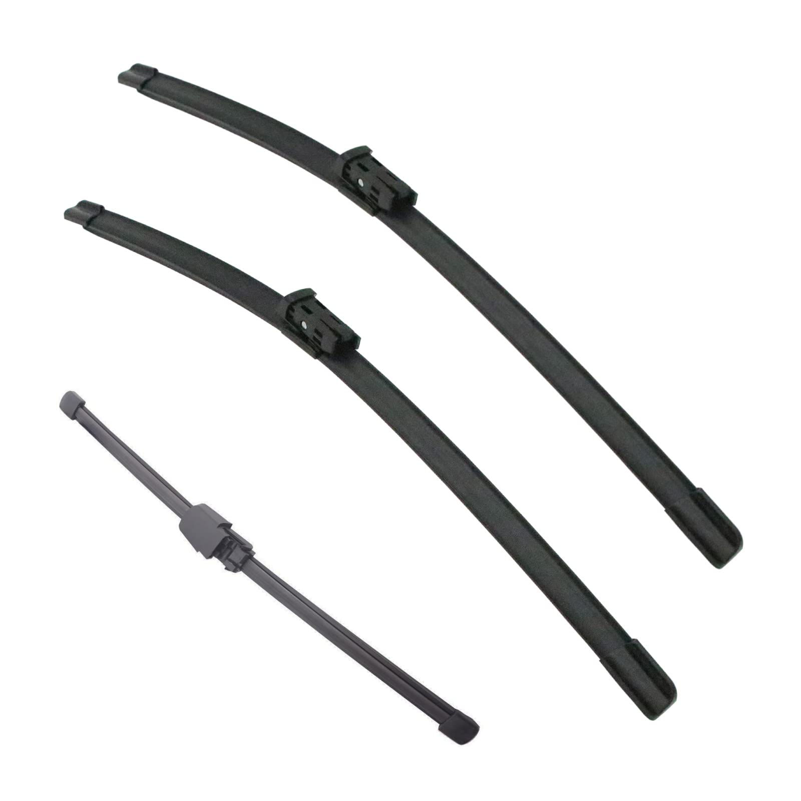 Replacement For Volkswagen Atlas 2018 2019 2020 2021 2022 Silent Wipers -Fapiuo Front Windshield Wipers 26''+22''+12'' Blade Set