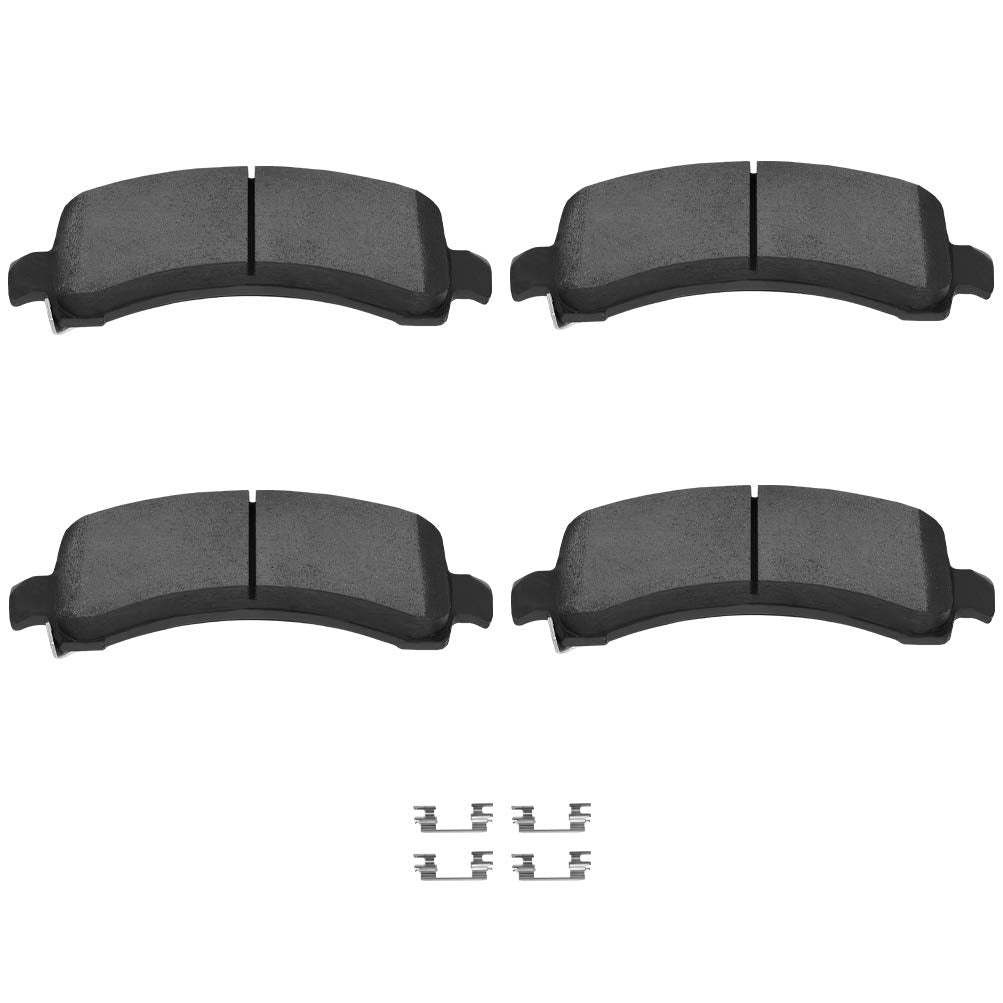 Scitoo D974 Rear Ceramic Brake Pads Sets Fit For Cadillac Escalade,For Chevy Avalanche 1500/Express 1500/Express 2500/Suburban 1