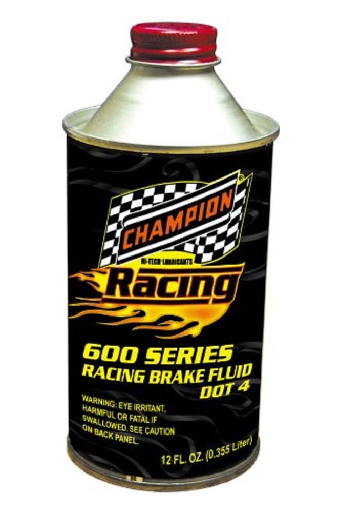 Champion Brands 4059K-Each 'Racing' Dot-4 High Temperature Brake Fluid - 12 Oz.