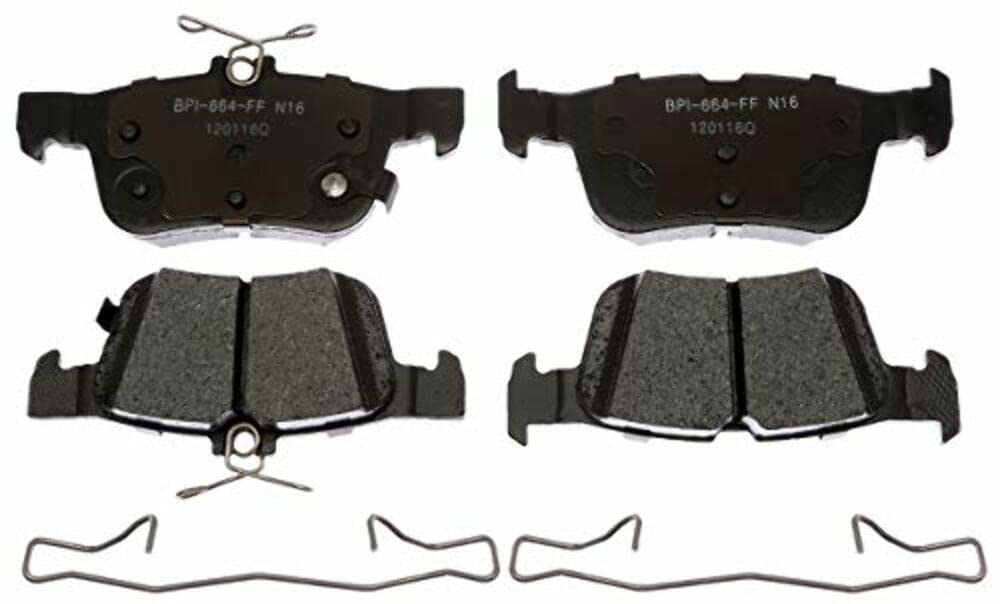Raybestos Mgd1665Ch Reliant Ceramic Brake Pad Set, 1 Pack