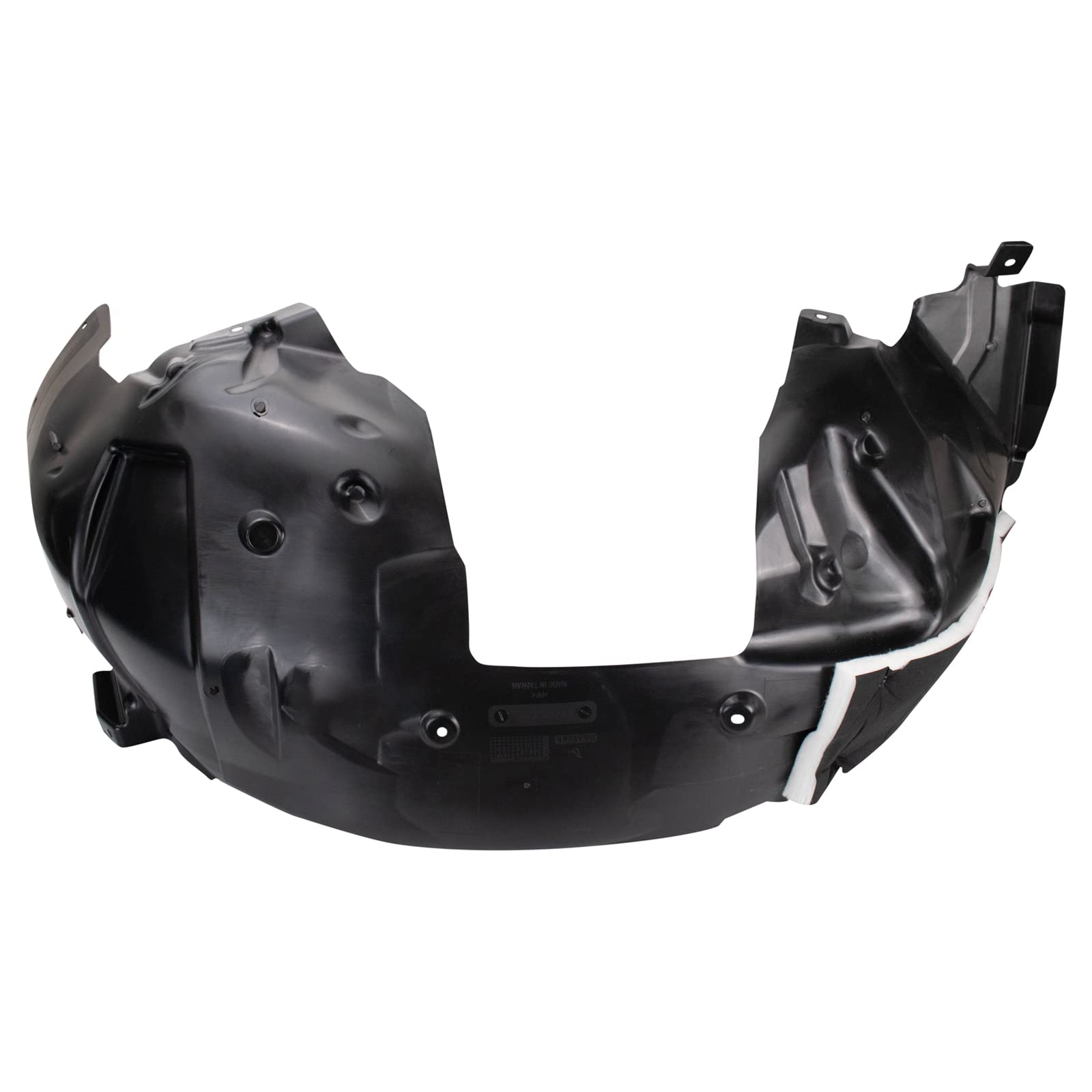 Trq Front Inner Fender Liner Set Compatible With 2018-2022 Ford Mustang Fo1248190 Fo1249190