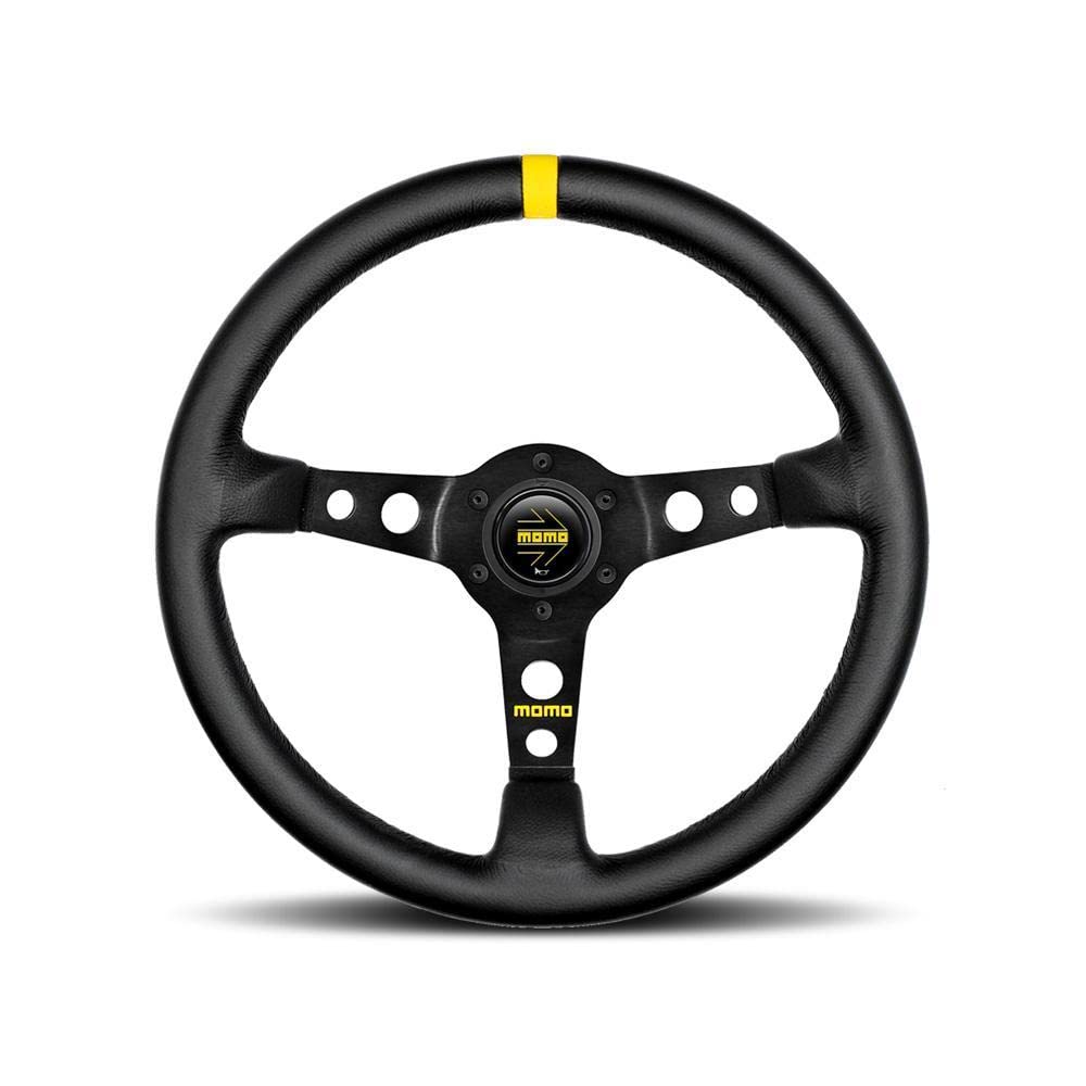 MOMO R1905_35L Mod 07 350 mm Leather Steering Wheel