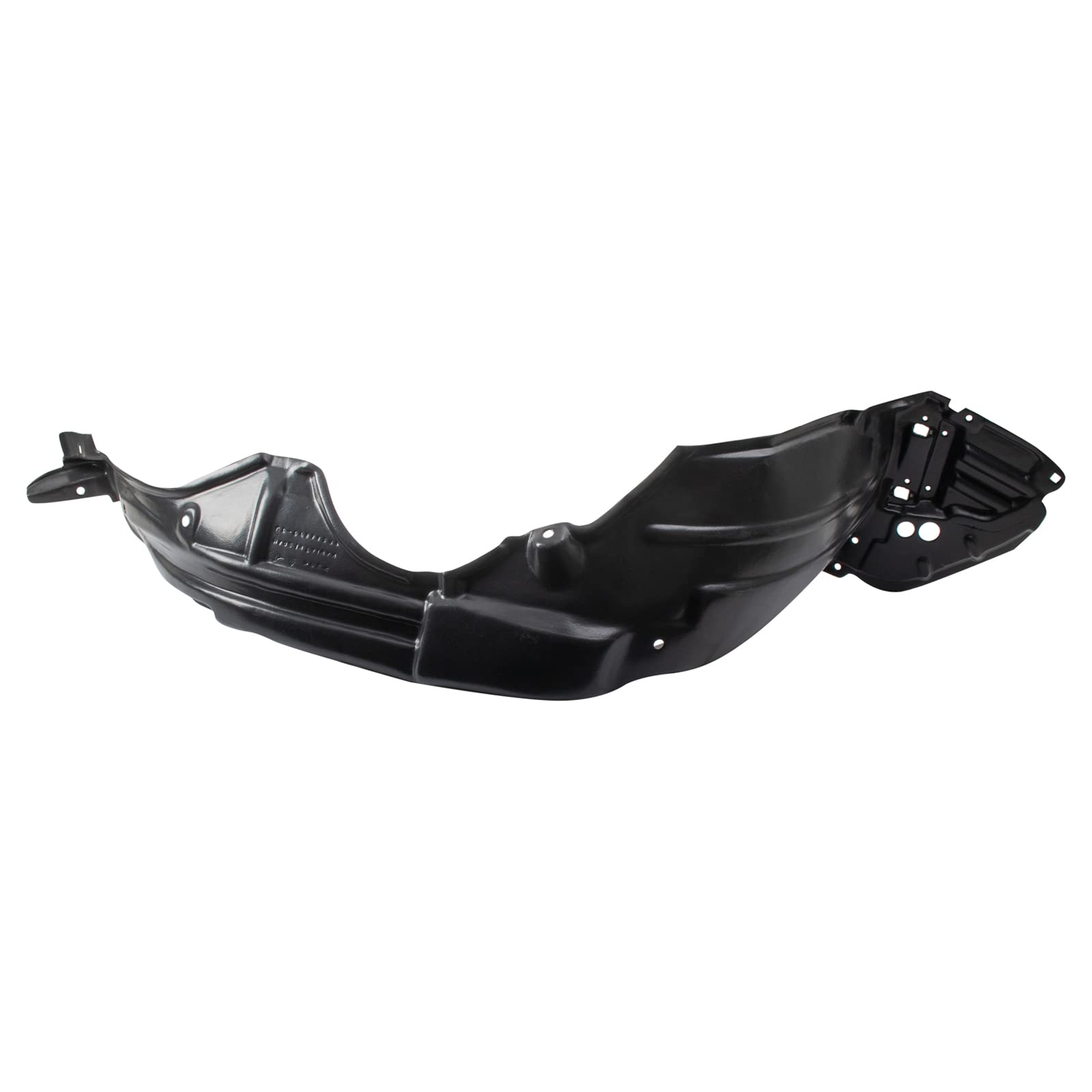 Trq Inner Fender Liner Set Compatible With 2012 Toyota Yaris To1249168 To1250120
