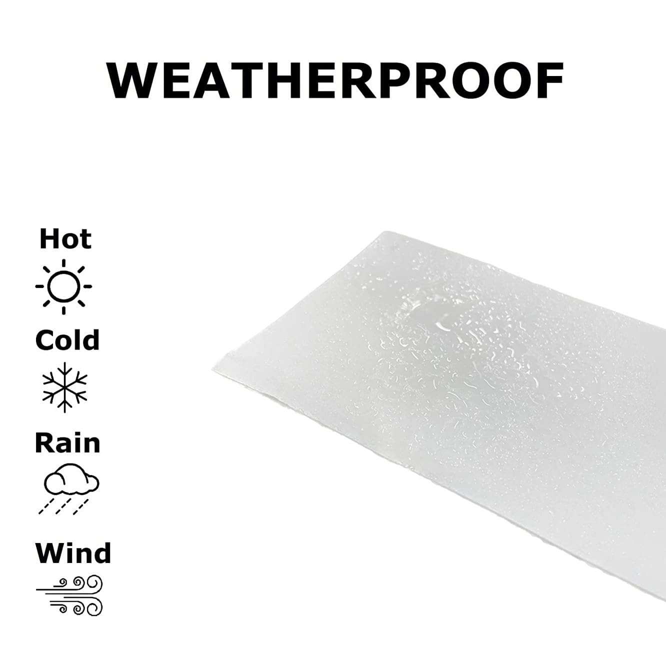 FastSeal RV Roof Tape, 3'' x 50' White - UV-Resistant Camper Roof Sealant, Stops Leaks - Eternabond Equivalent