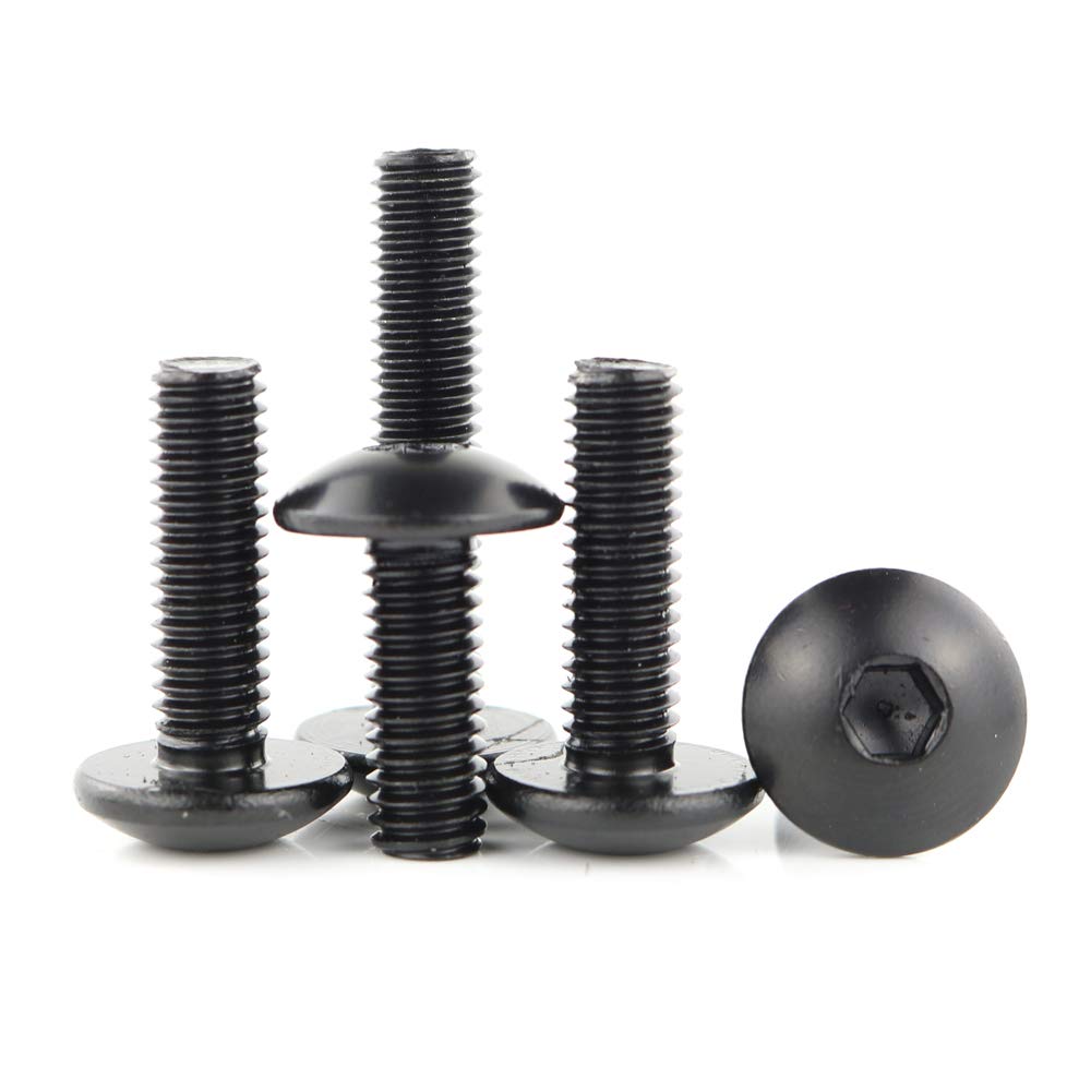 Xitomer Full Sets Fairing Bolts Kits, Fit For Gsx1300R Hayabusa 1999 2000 2001 2002 2003 2004 2005 2006 2007, Mounting Kits Washers/Nuts/Fastenings/Clips/Grommets (Matte Black)