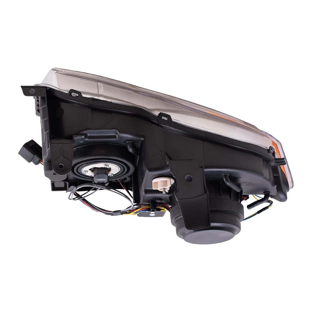 Brock Replacement Passenger Hid Headlight Compatible With 2008-2010 Grand Cherokee 55157484Ah