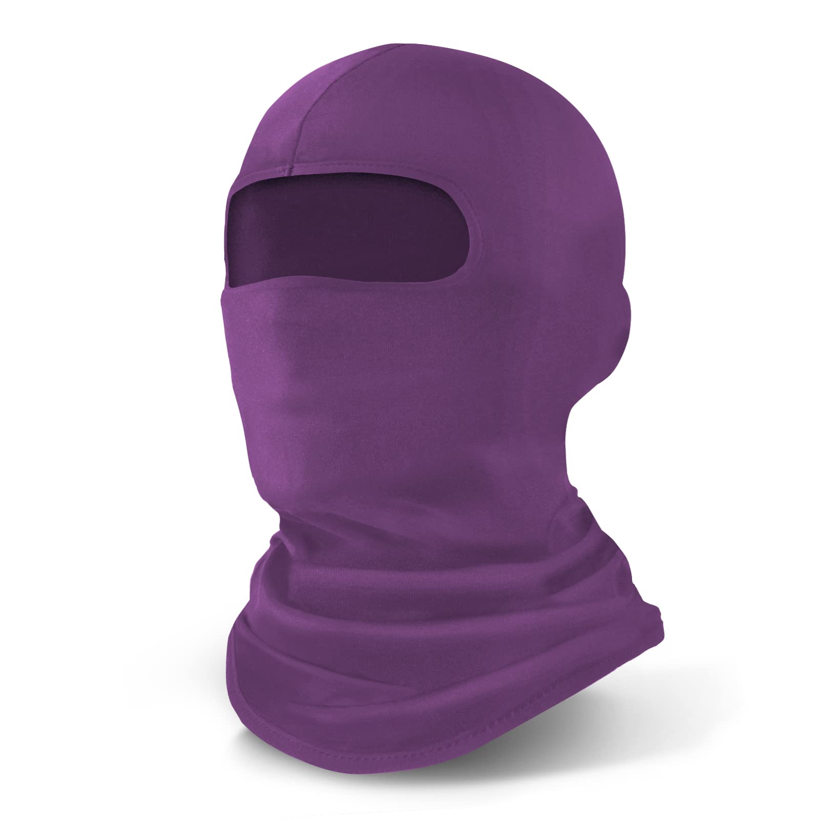 Yeslife Purple Ski Mask, Face Mask For Men And Women, Skiing, Snowboarding, Motorcycle, Uv Protection & Wind Protection, Hat