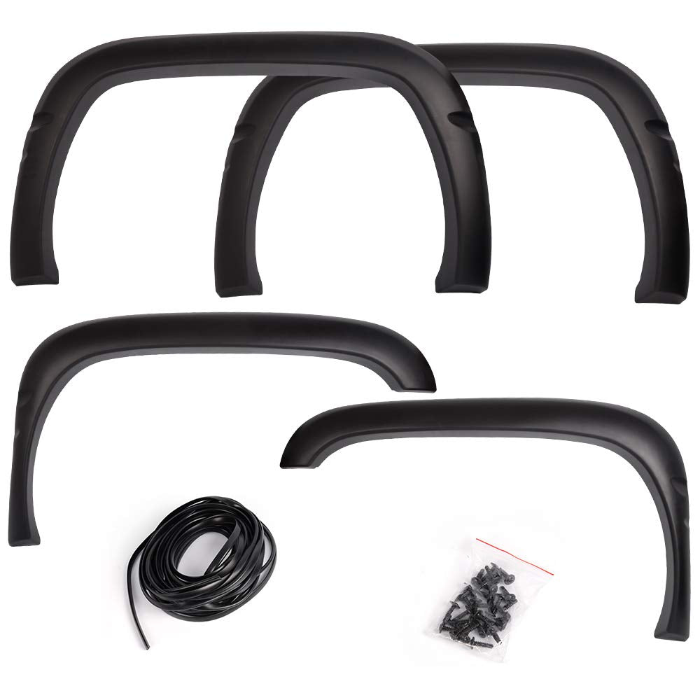 G-PLUS Fender Flares, Compatible with 1994-2001 Dodge Ram 1500/2500/3500 Models Only, Matte Pickup Truck Accessories Trim Cover 