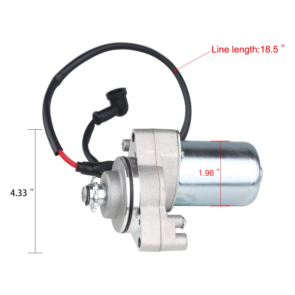 Waterwich 3 Bolt Starter With Line Compatible With 50Cc 70 Cc 90Cc 100Cc 110Cc 125Cc Four Wheeler Atv Coolster 4 Chinese Pit Dirt Bike 4 Wheelers Go Karts Dune Buggy Sandrail Quad Ssr Roketa