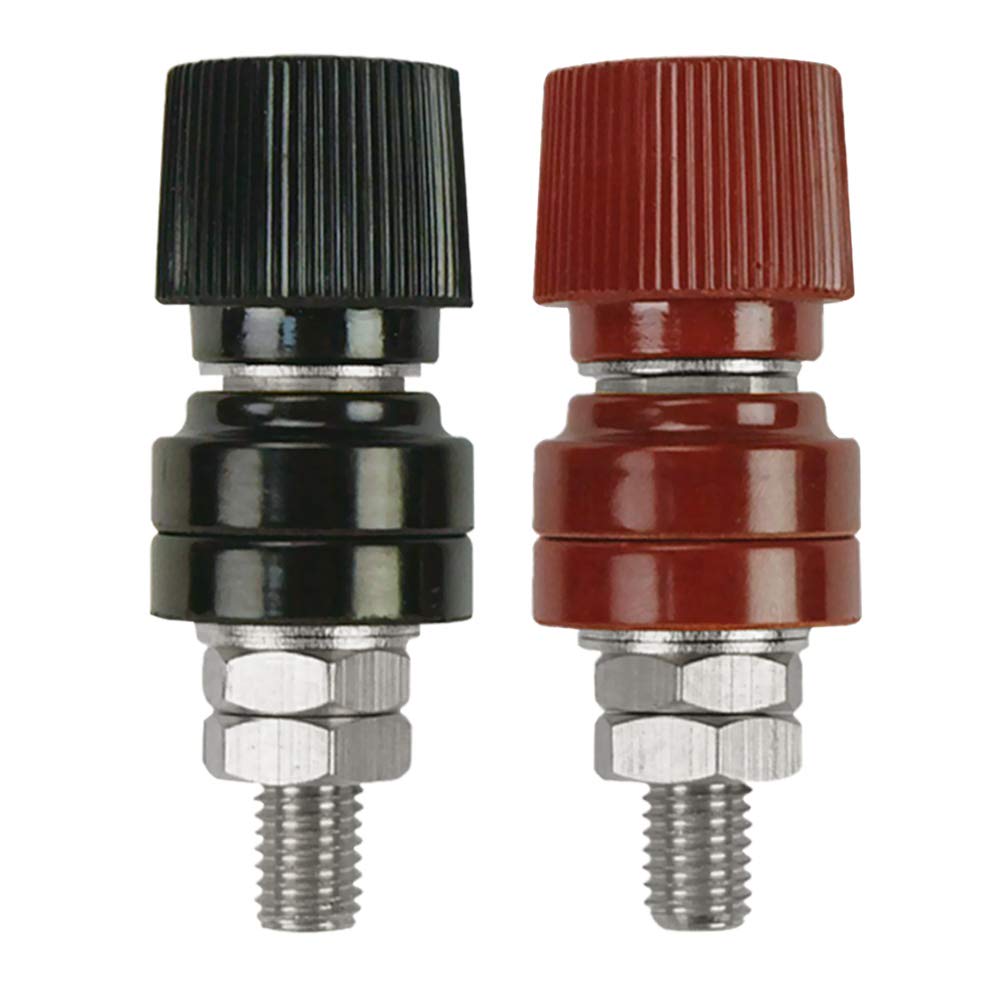 5/16  Copper Remote Battery Terminal Stud Connector, Ampper M8 Battery Binding Post Junction Post Block Terminal Kit, Pack of 2 