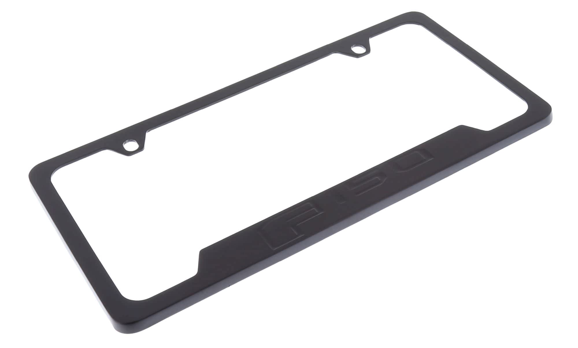 License Frame Inc. Ford F 150 Blacked Out Style Metal License Plate Frame
