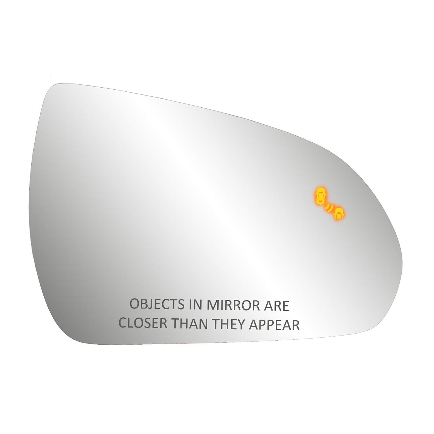 Passenger Side Heated Replacement Glass w/backing plate, Elantra Sedan, Elantra GT, BSDS, RH