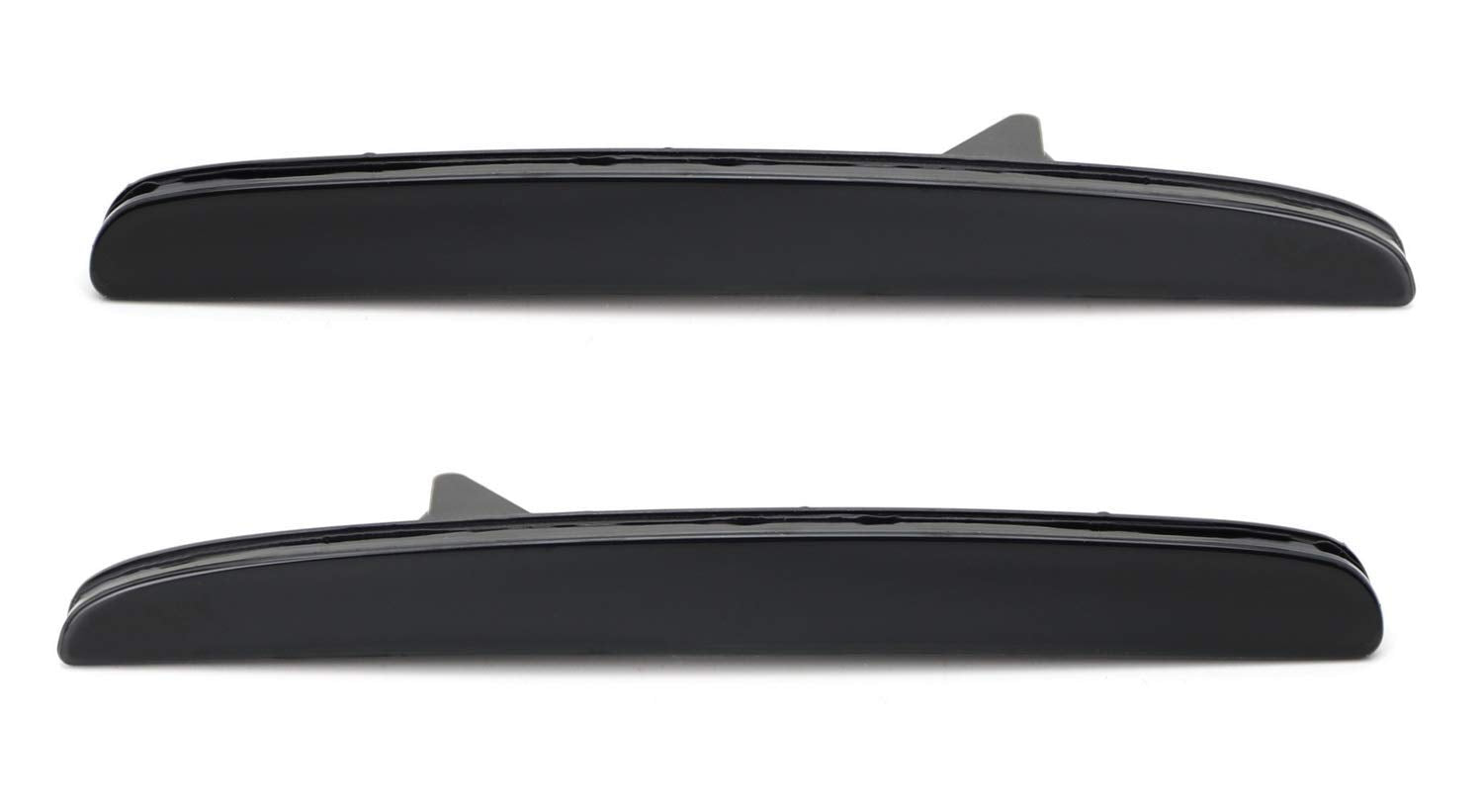 Ijdmtoy Smoked Rear Bumper Reflector Lens Replacement Compatible With 2017-21 Honda Civic Hatchback, Si Or Type-R Sedan, Oe-Spec Lh Rh Assembly