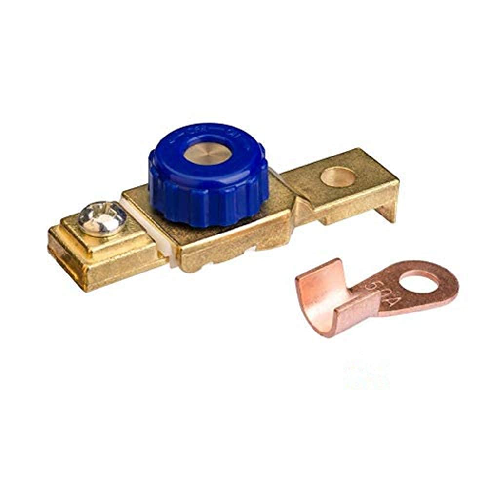 Dc12V 80A Motorcycle Battery Switches Cut Off Kill Terminal Anti-Leakage Disconnect Switches For Cars Boats Rv Trucks Atv Utv Suv Jet Ski (Blue)