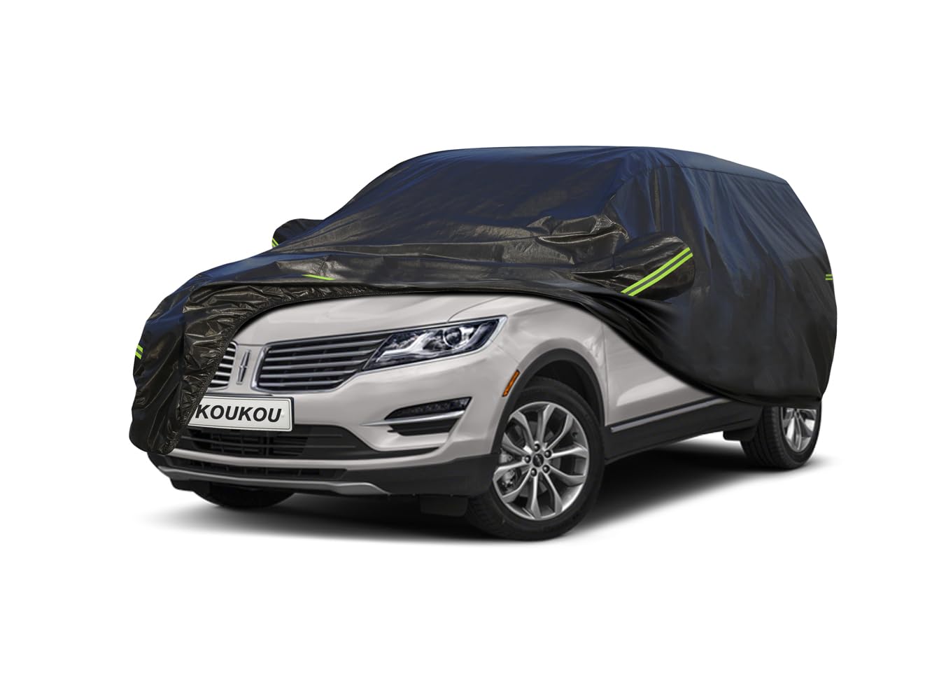 Koukou Waterproof Suv Car Cover Suitable For Gmc Terrain From 2010 To 2025, 7 Layers Windproof All Weather Waterproof Outdoor Co