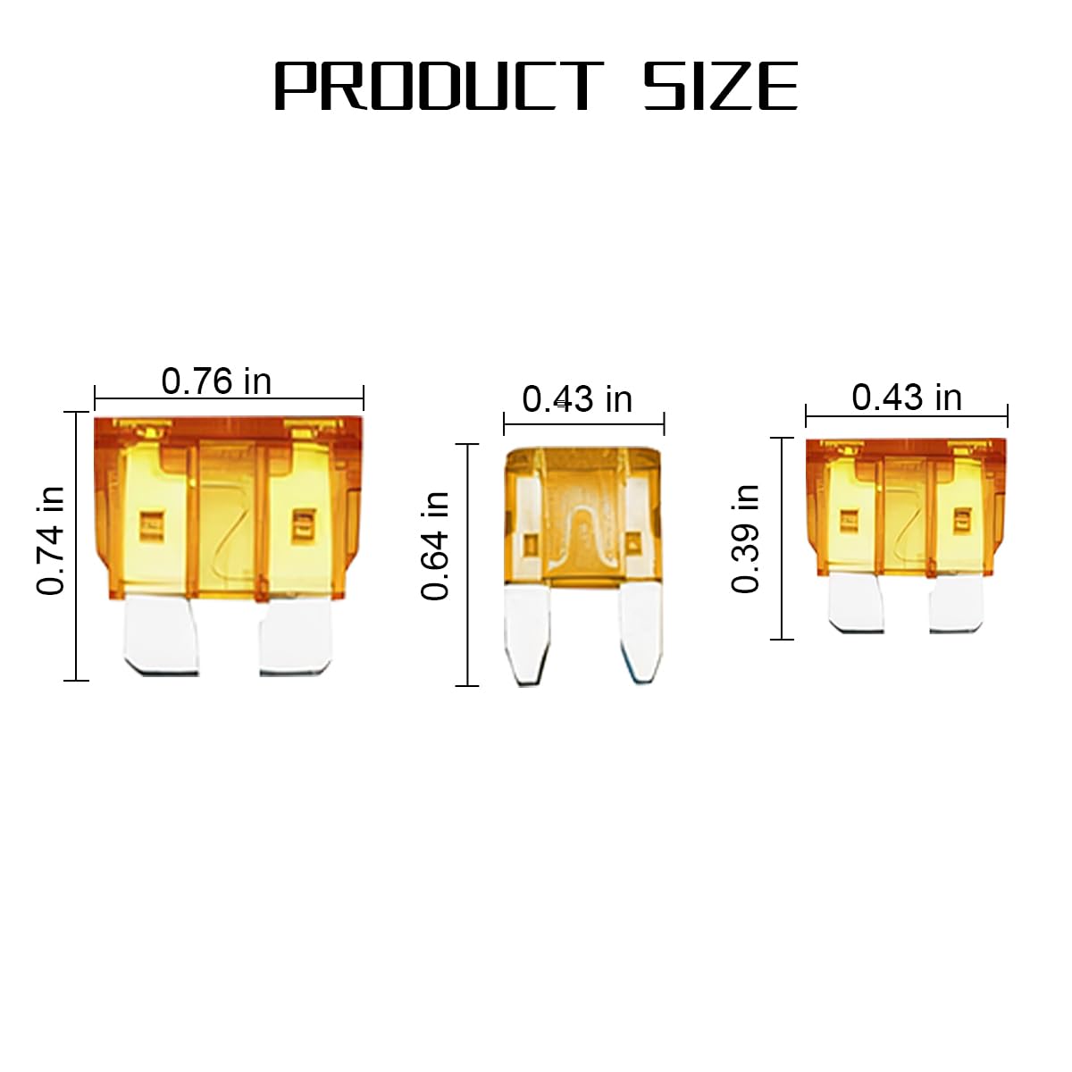 Mandark 306Pcs Car Fuses Assortment Kit, Mixed Vehicle Blade Fuses - Standard & Mini & Low Profile Mini Fuse (2A 5A 7.5A 10A 15A