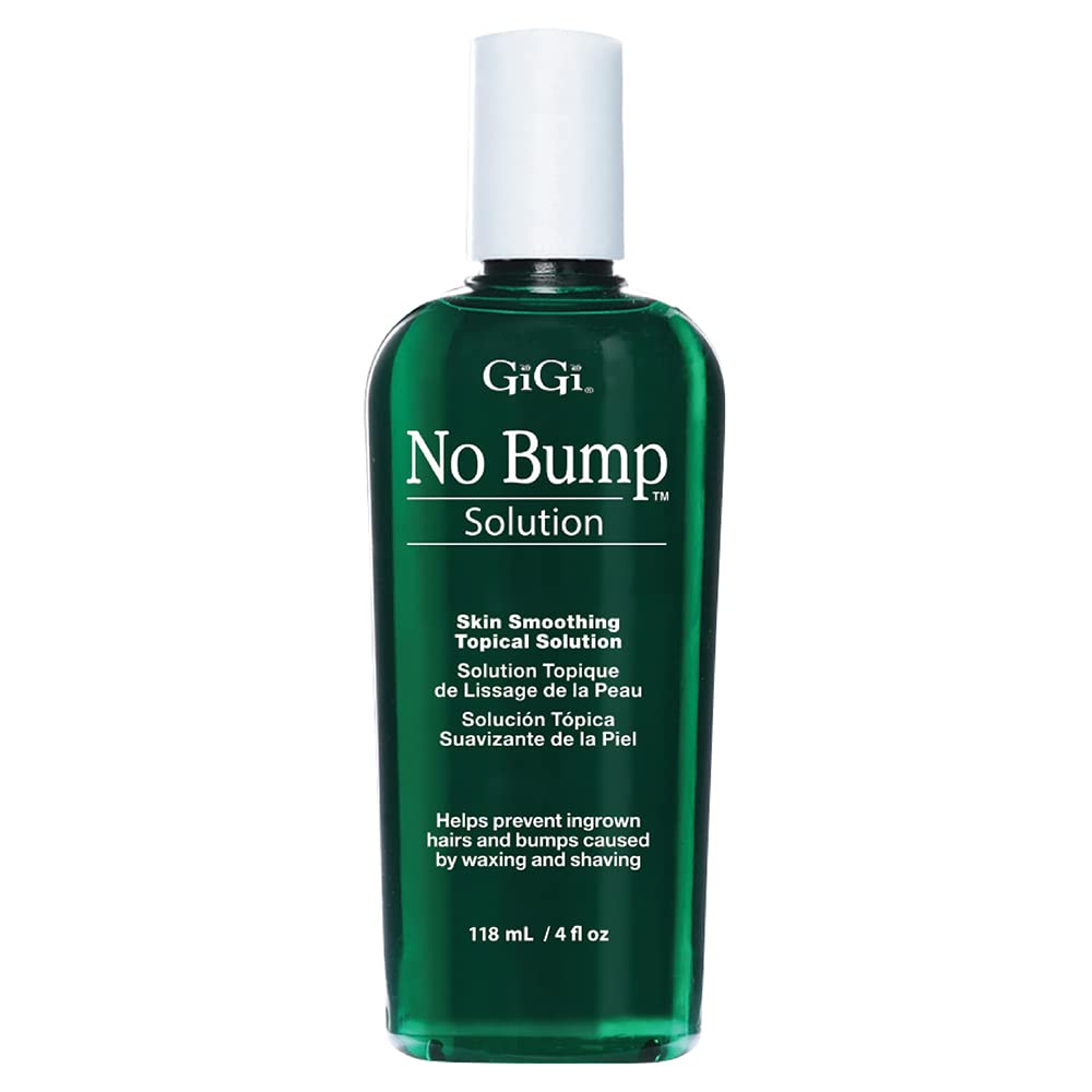 GiGi No Bump Skin-Smoothing Topical Solution  Helps Prevent Razor Burns  Hair Bumps  and Ingrown Hair After Waxing or Shaving  Soothes and Calms Skin  Suitable for Men and Women  4 fl oz - 1 Pack-New