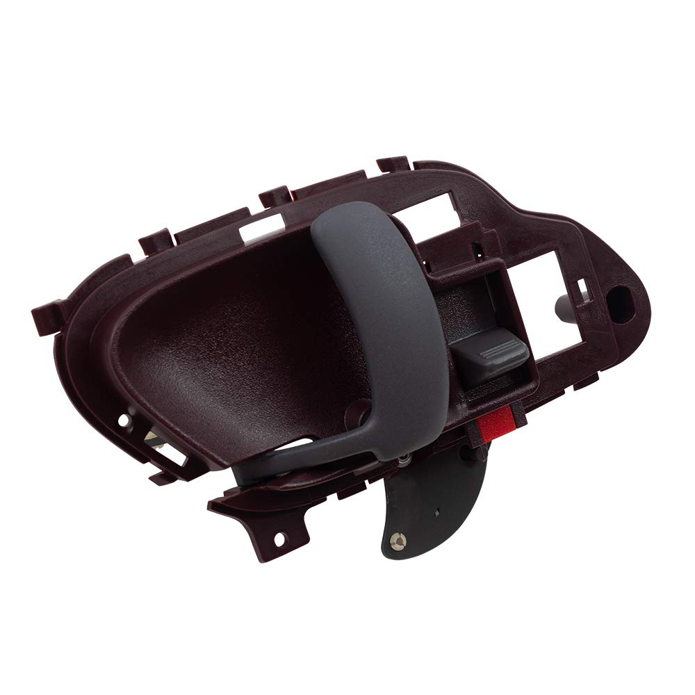 Brock Replacement Drivers Inside Inner Red Door Handle Compatible With 95-02 Pickup Truck 15708049