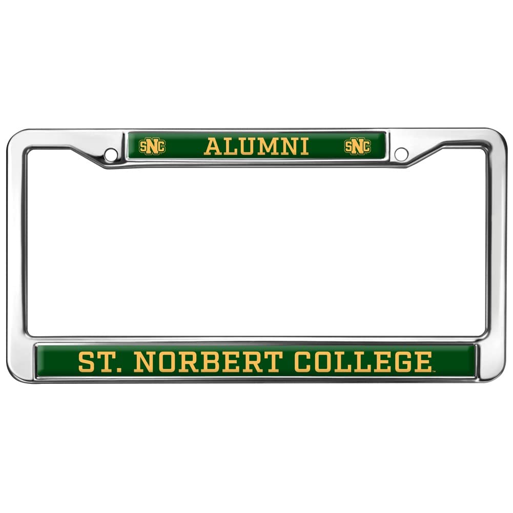 St. Norbert College Alumni Logo Full Size Standard License Plate Metal Frame